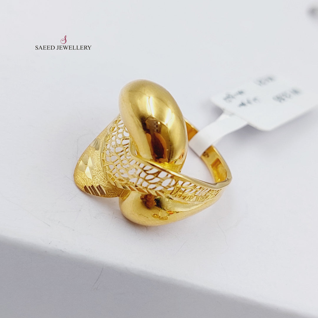 21K Gold Fancy Ring by Saeed Jewelry - Image 1