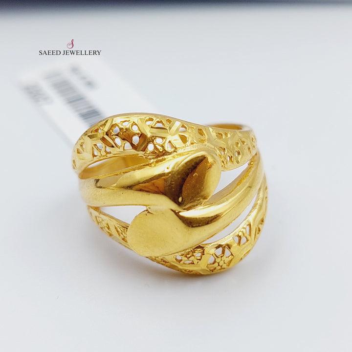 21K Gold Fancy Ring by Saeed Jewelry - Image 1