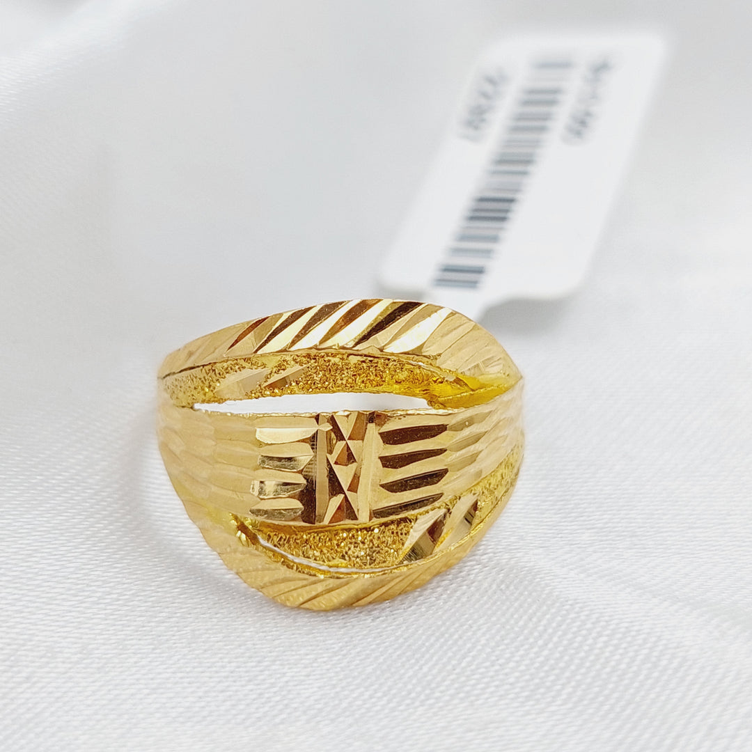 21K Gold Fancy Ring by Saeed Jewelry - Image 2