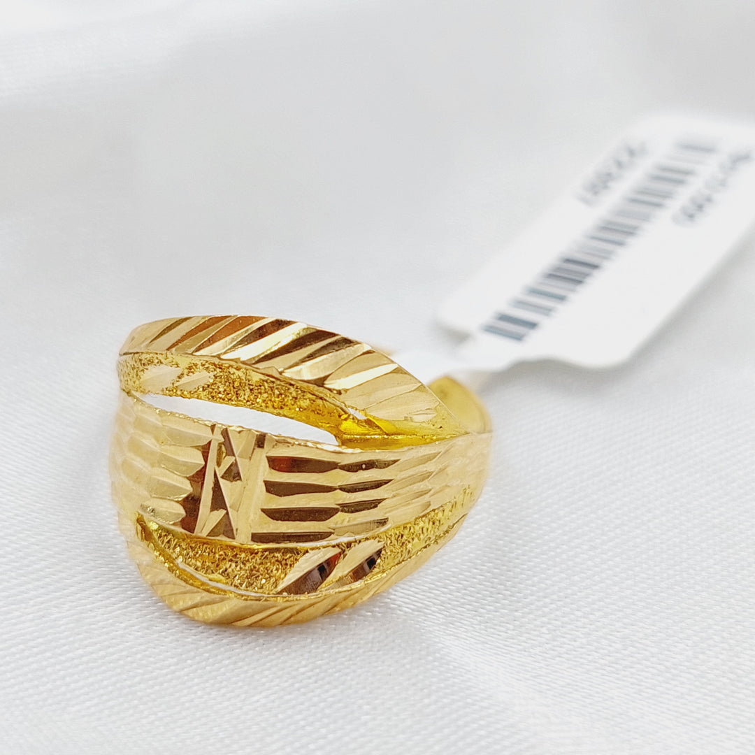 21K Gold Fancy Ring by Saeed Jewelry - Image 1