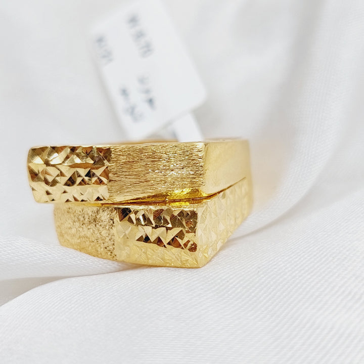 21K Gold Fancy Ring by Saeed Jewelry - Image 5