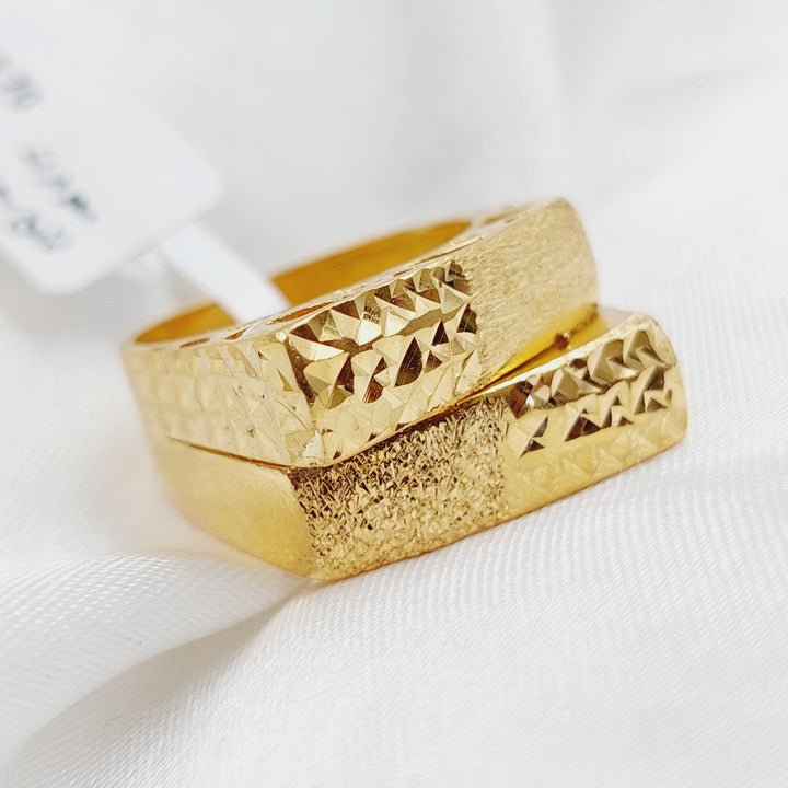 21K Gold Fancy Ring by Saeed Jewelry - Image 1