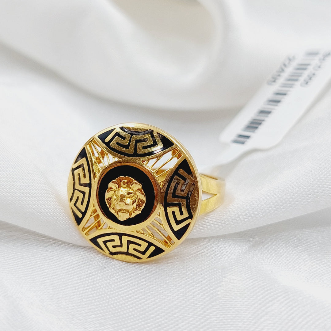 21K Gold Fancy Ring by Saeed Jewelry - Image 2