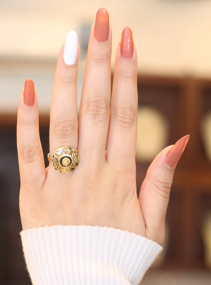 21K Gold Fancy Ring by Saeed Jewelry - Image 3