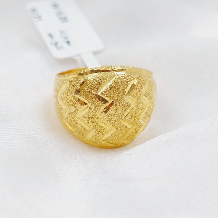 21K Gold Fancy Ring by Saeed Jewelry - Image 1