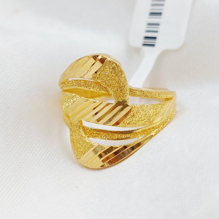 21K Gold Fancy Ring by Saeed Jewelry - Image 5