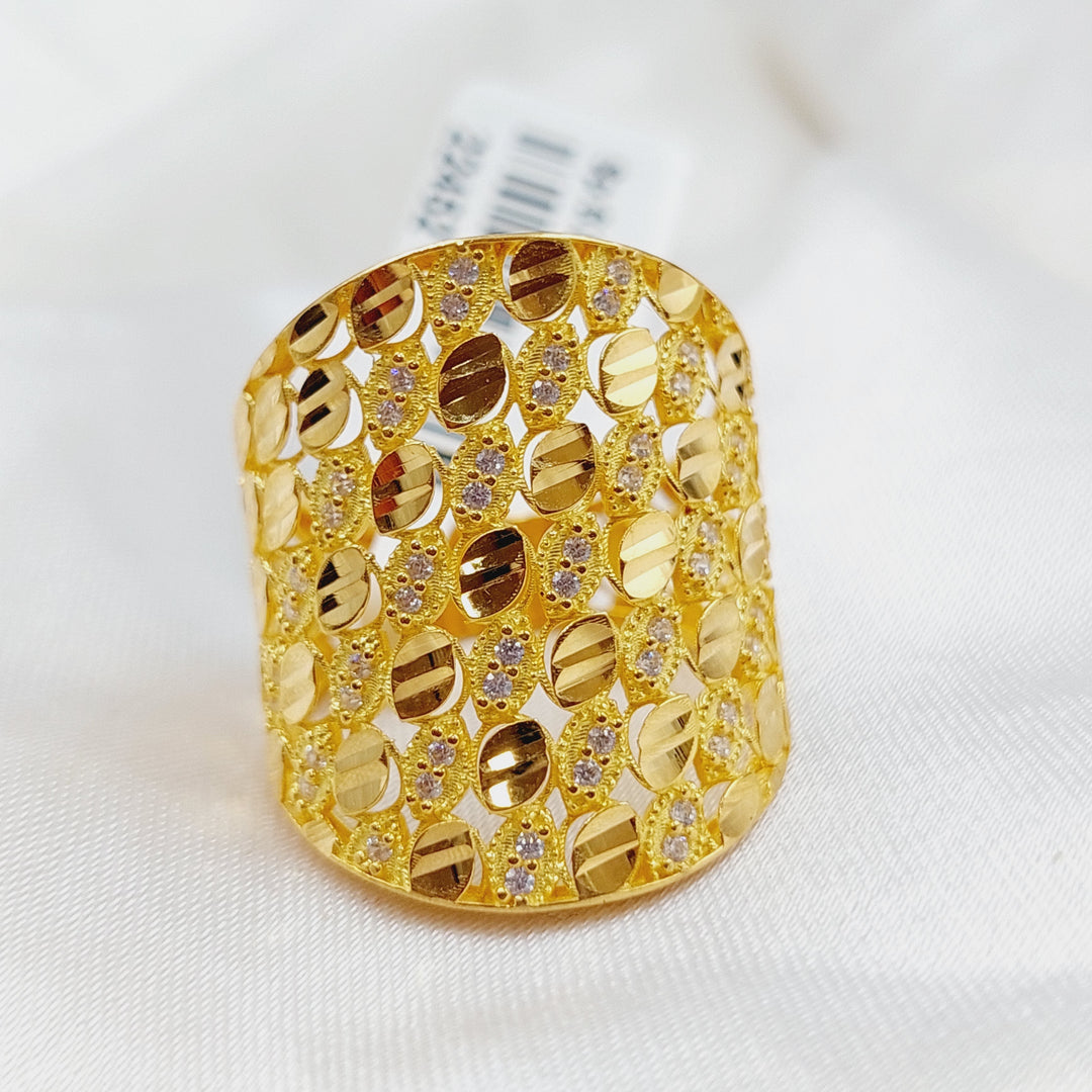 21K Gold Fancy Ring by Saeed Jewelry - Image 4