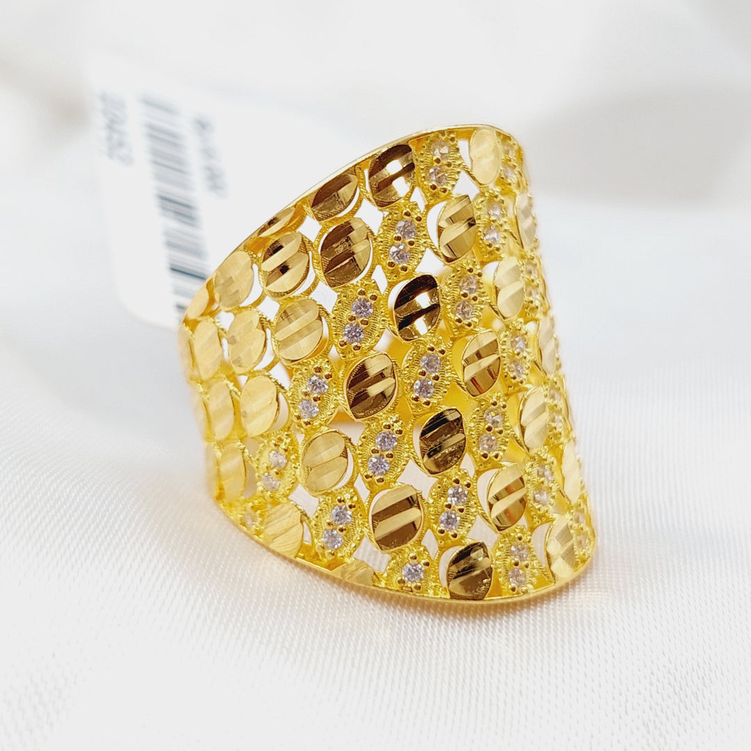 21K Gold Fancy Ring by Saeed Jewelry - Image 1