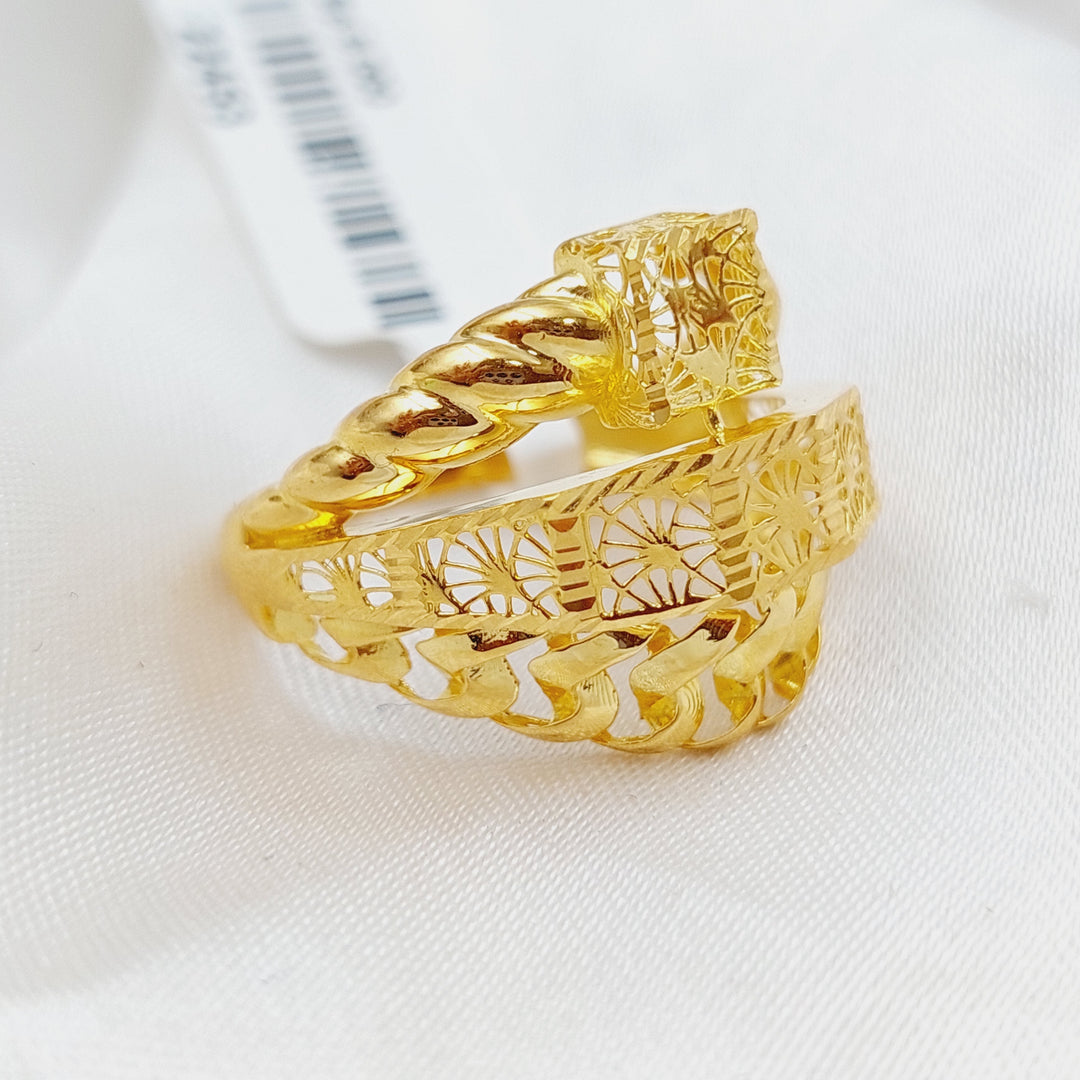 21K Gold Fancy Ring by Saeed Jewelry - Image 1