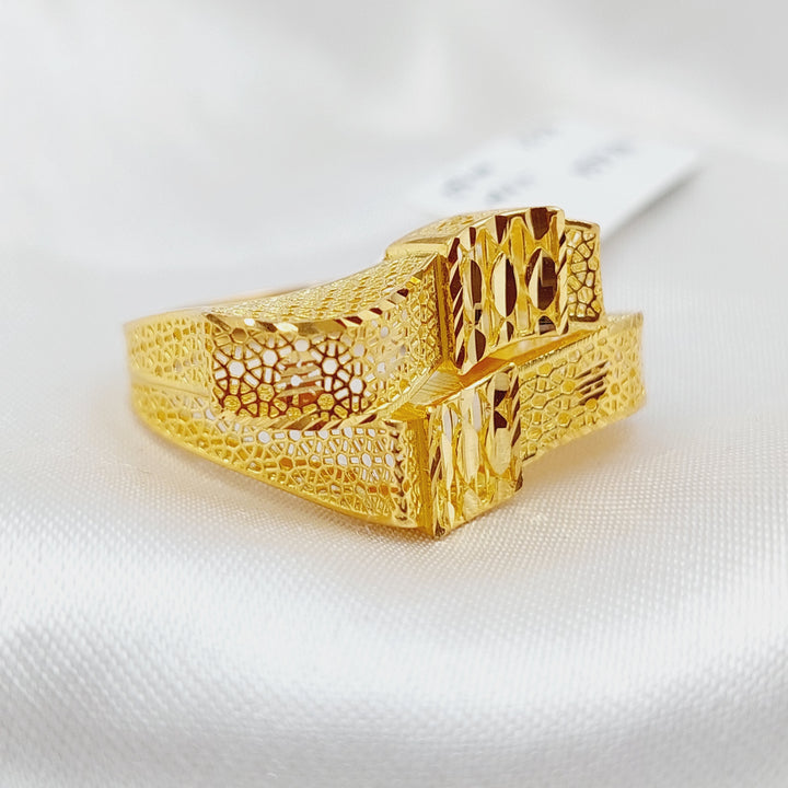 21K Gold Fancy Ring by Saeed Jewelry - Image 3