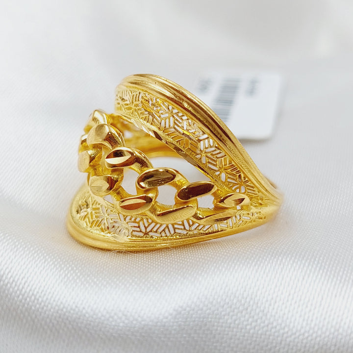 21K Gold Fancy Ring by Saeed Jewelry - Image 1