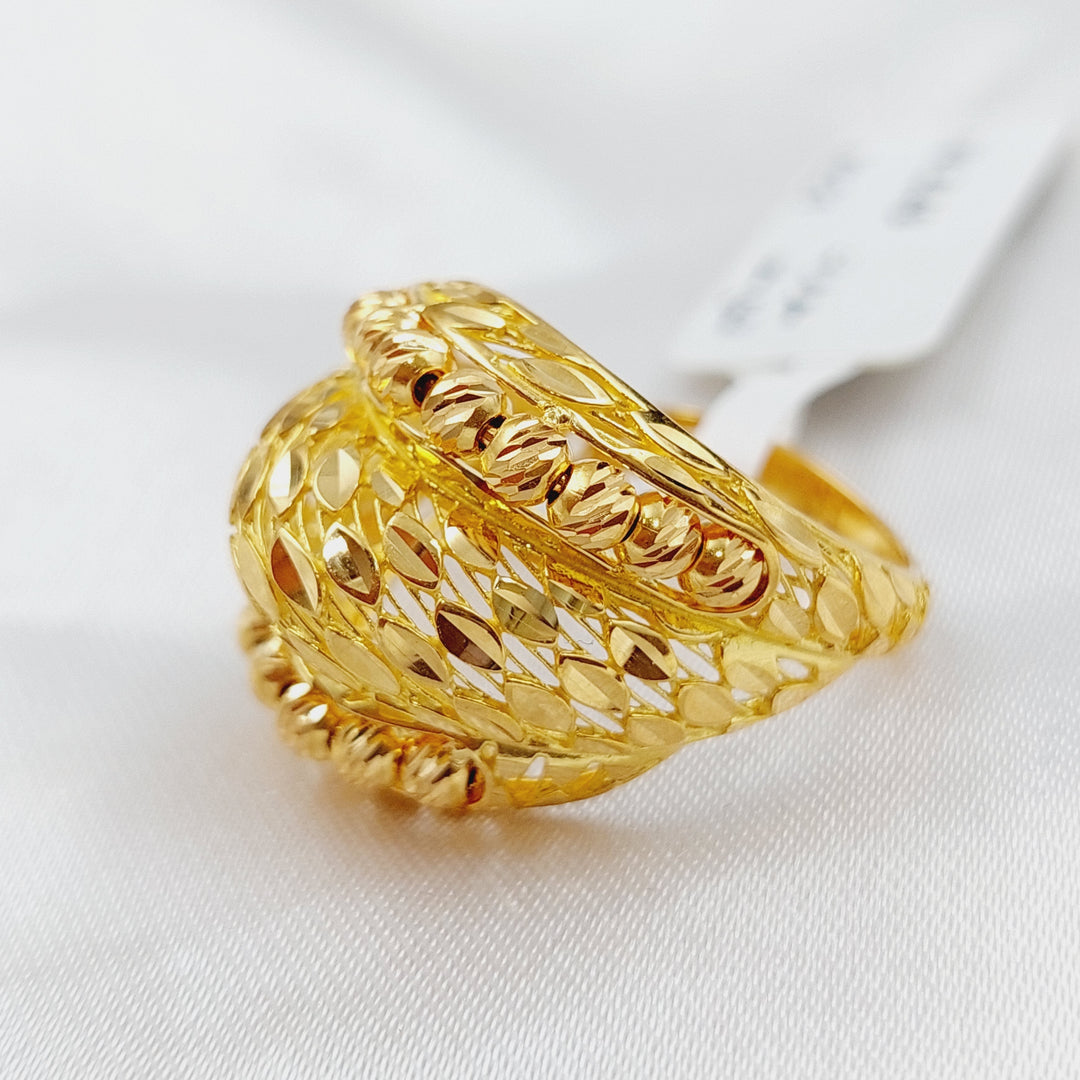 21K Gold Fancy Ring by Saeed Jewelry - Image 5