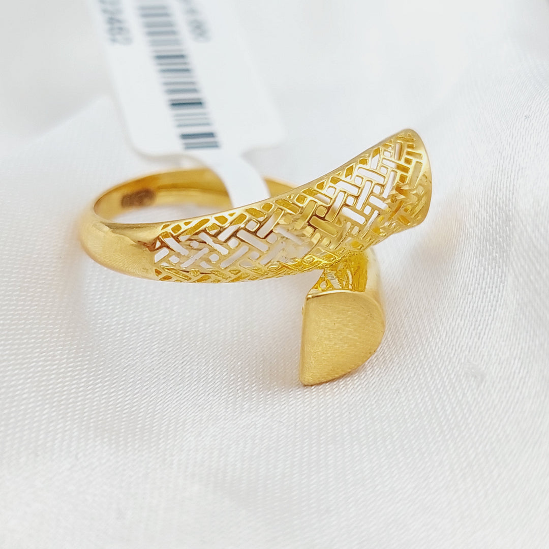 21K Gold Fancy Ring by Saeed Jewelry - Image 3