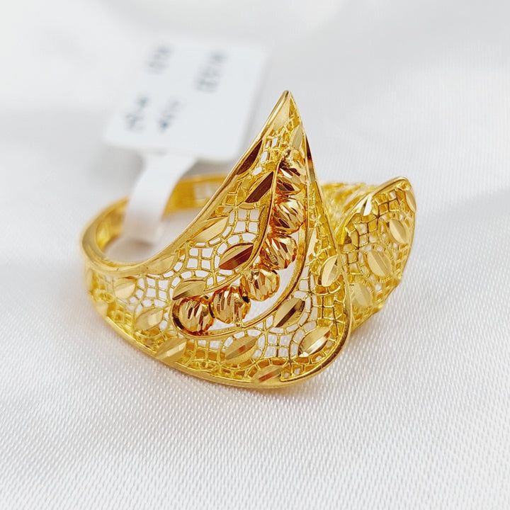 21K Gold Fancy Ring by Saeed Jewelry - Image 3