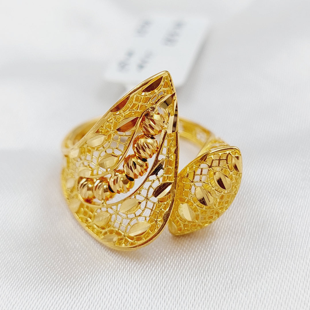 21K Gold Fancy Ring by Saeed Jewelry - Image 1