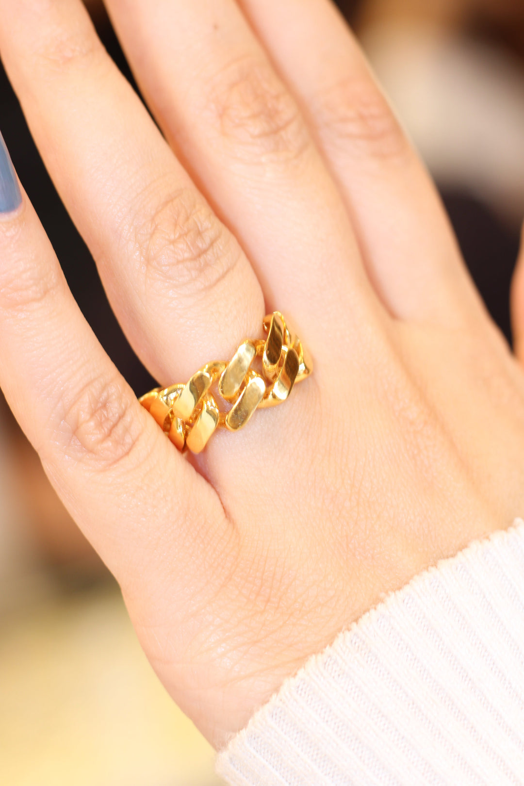 21K Gold Fancy Ring by Saeed Jewelry - Image 2