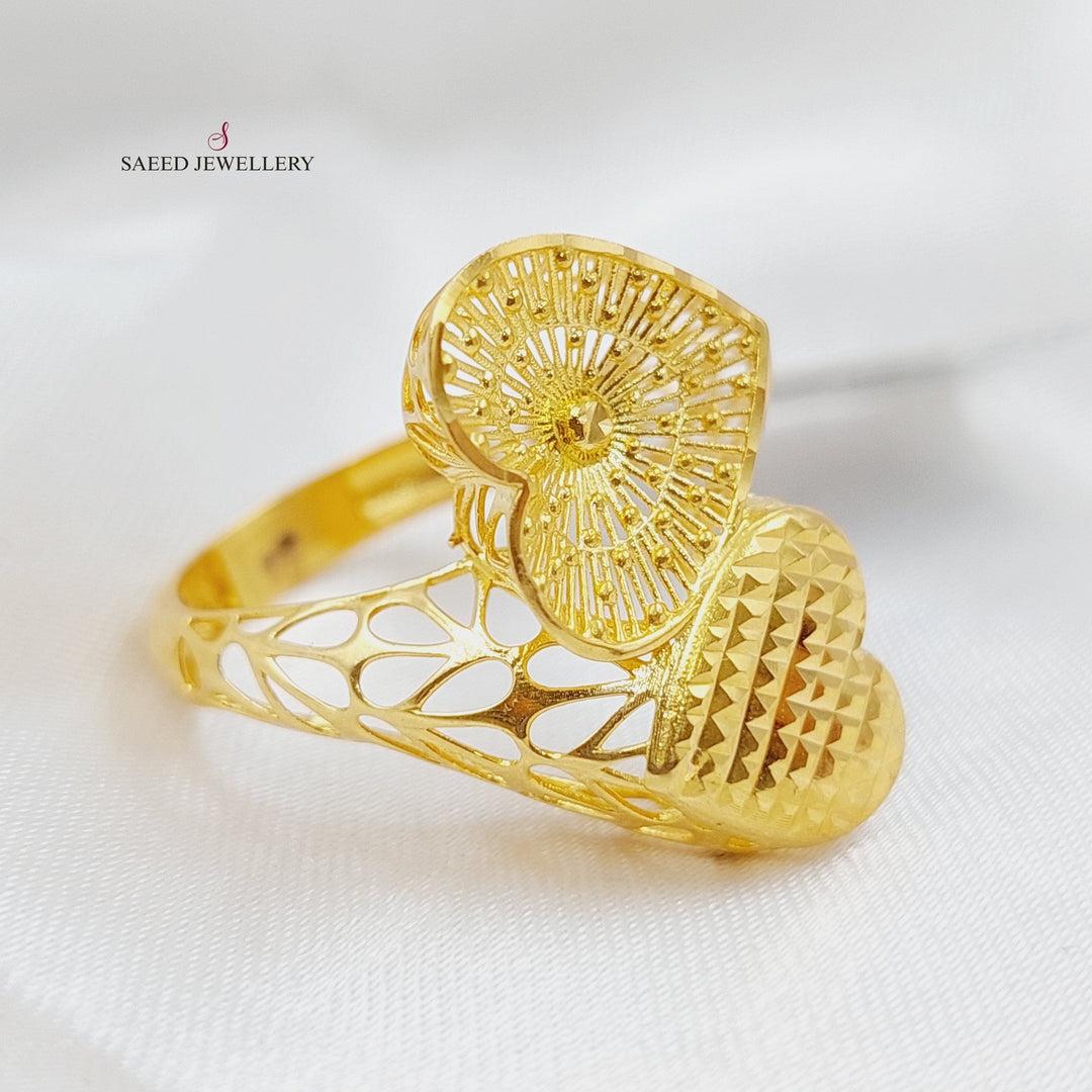 21K Gold Fancy Ring by Saeed Jewelry - Image 3