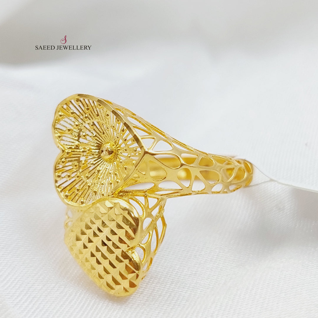 21K Gold Fancy Ring by Saeed Jewelry - Image 4