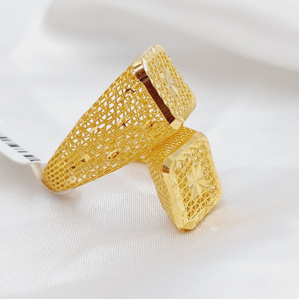 21K Gold Fancy Ring by Saeed Jewelry - Image 2