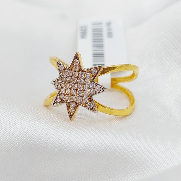 21K Gold Fancy Ring by Saeed Jewelry - Image 3