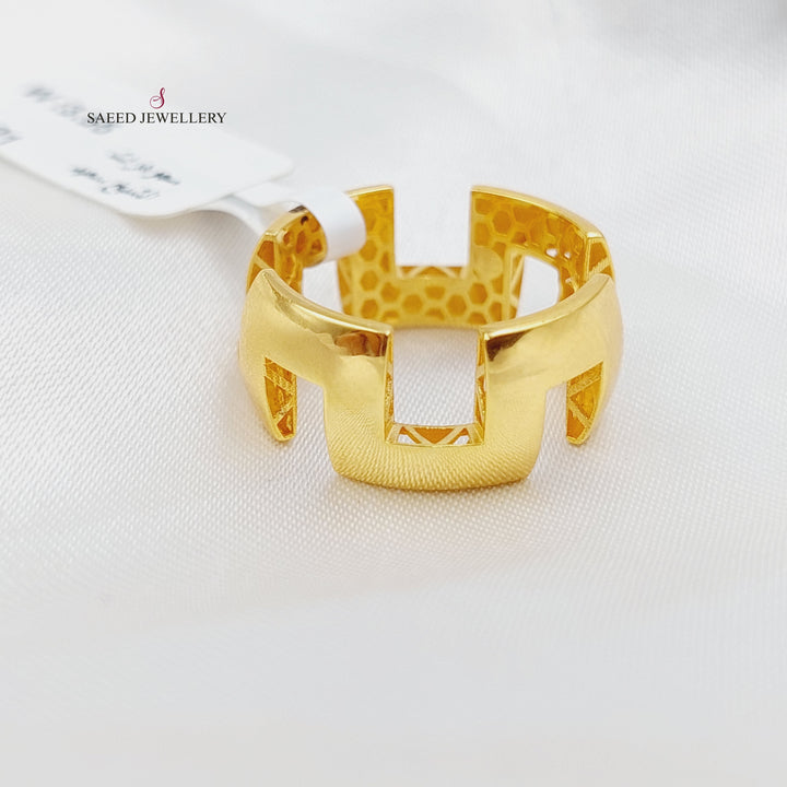 21K Gold Fancy Ring by Saeed Jewelry - Image 3