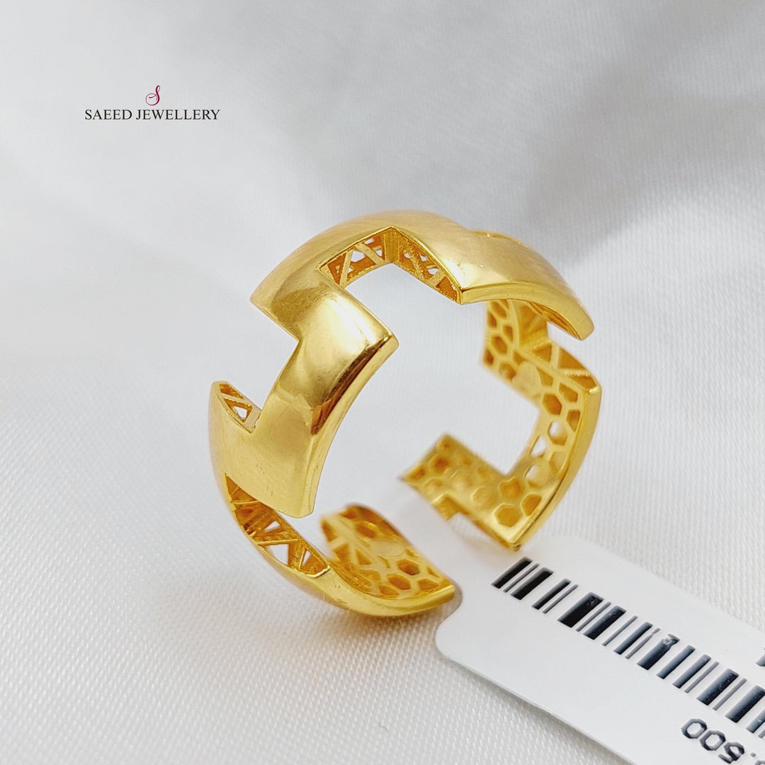 21K Gold Fancy Ring by Saeed Jewelry - Image 1