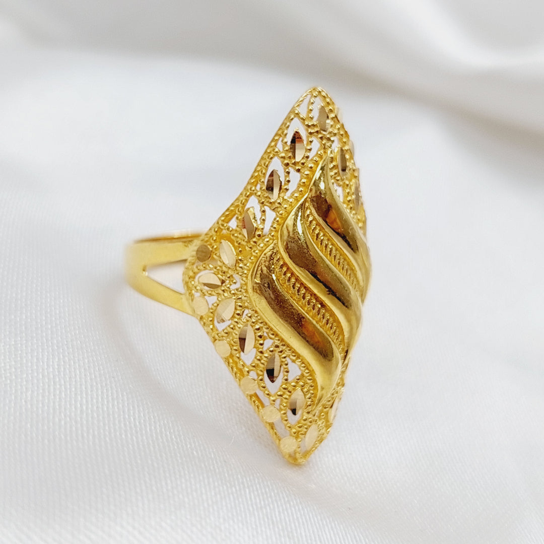 21K Gold Fancy Ring by Saeed Jewelry - Image 1