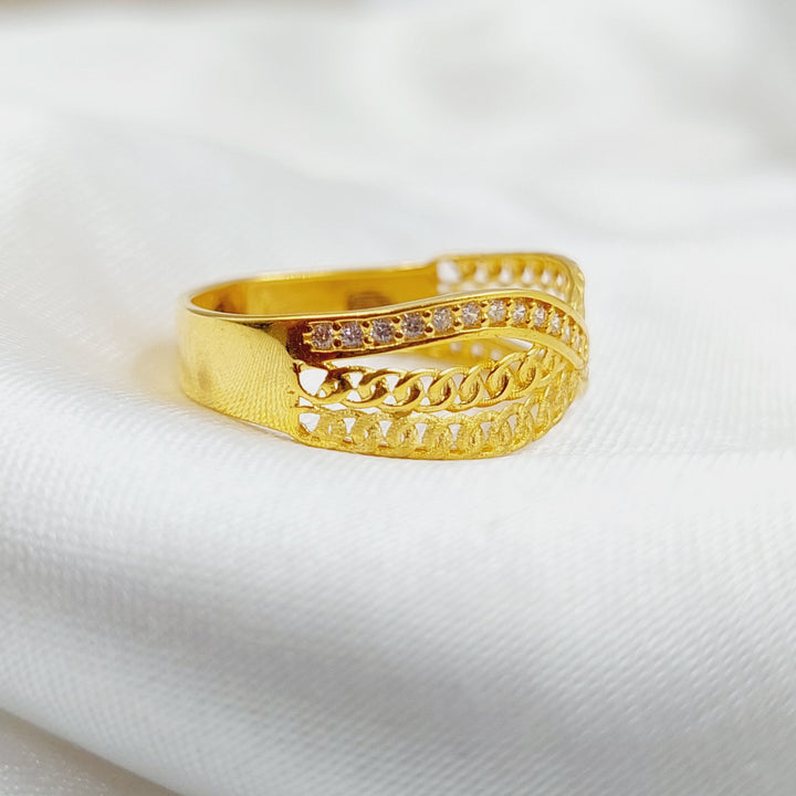 21K Gold Fancy Ring by Saeed Jewelry - Image 1