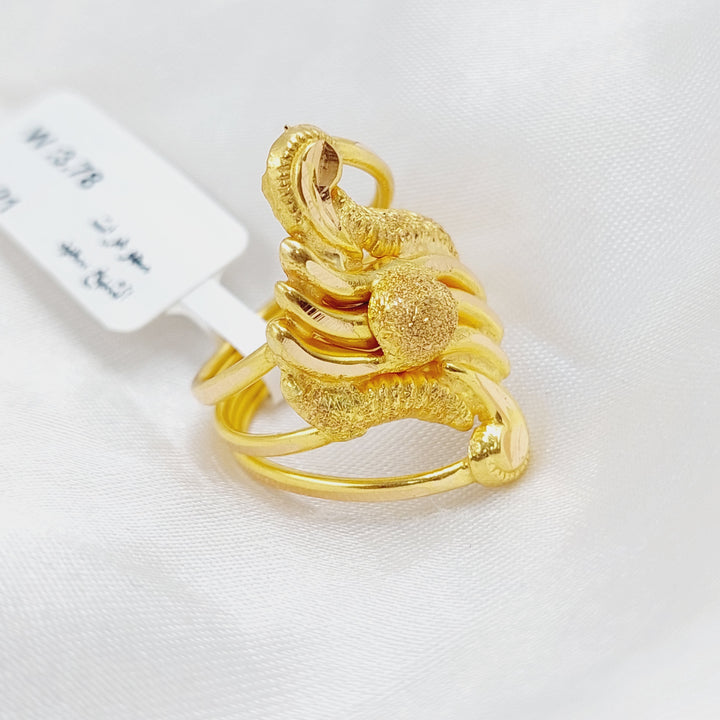 21K Gold Fancy Ring by Saeed Jewelry - Image 4