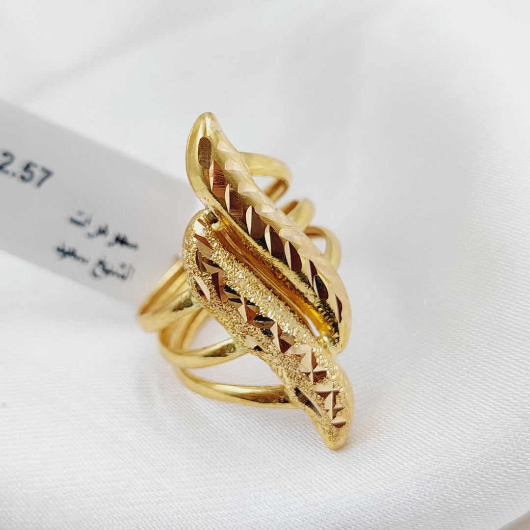 21K Gold Fancy Ring by Saeed Jewelry - Image 1