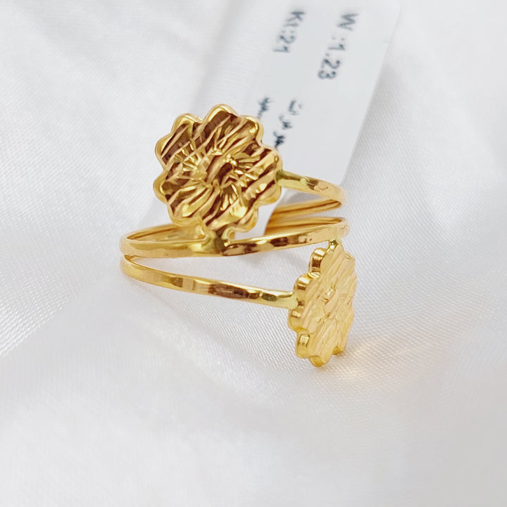 21K Gold Fancy Ring by Saeed Jewelry - Image 3