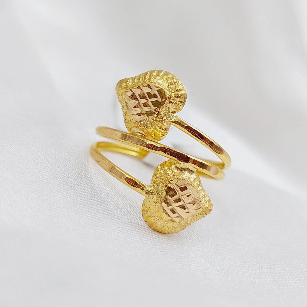 21K Gold Fancy Ring by Saeed Jewelry - Image 4