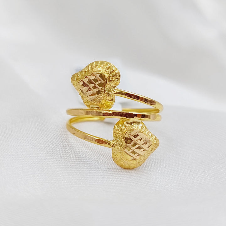 21K Gold Fancy Ring by Saeed Jewelry - Image 1