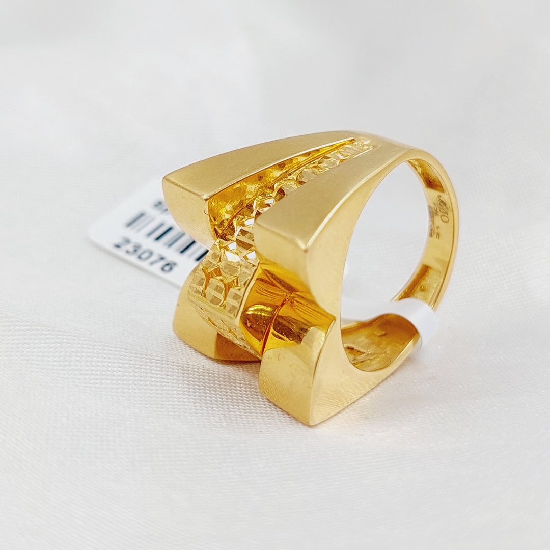 21K Gold Fancy Ring by Saeed Jewelry - Image 2