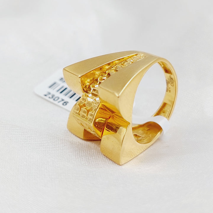 21K Gold Fancy Ring by Saeed Jewelry - Image 2