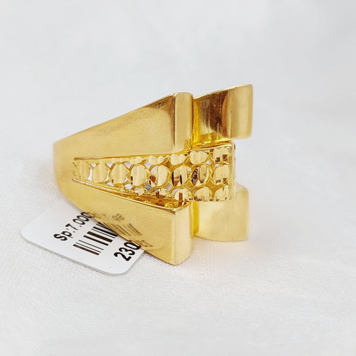21K Gold Fancy Ring by Saeed Jewelry - Image 6