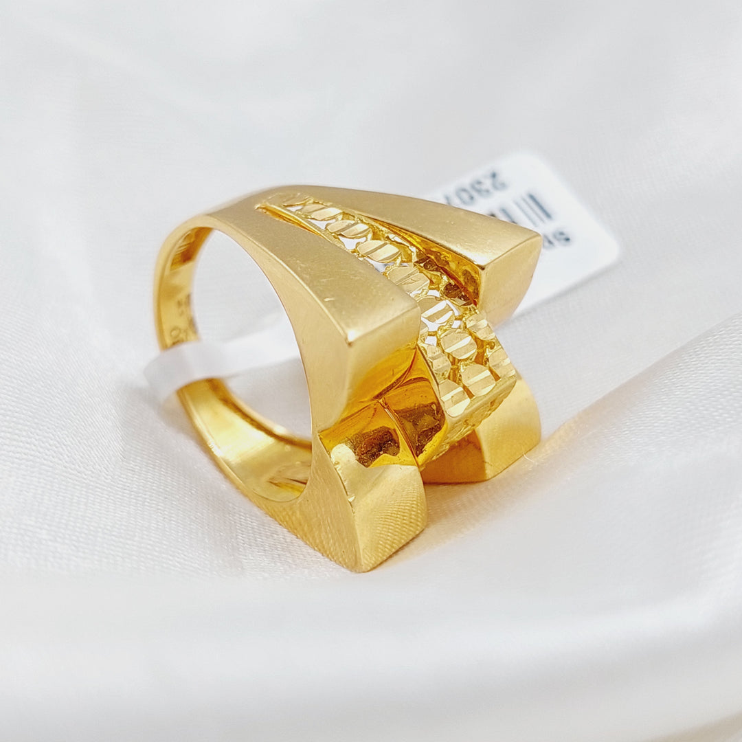 21K Gold Fancy Ring by Saeed Jewelry - Image 1