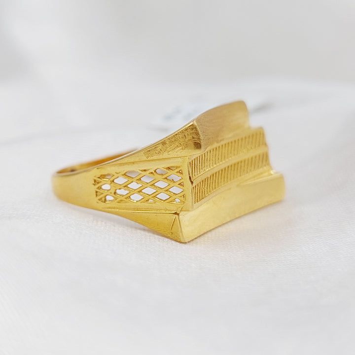 21K Gold Fancy Ring by Saeed Jewelry - Image 3