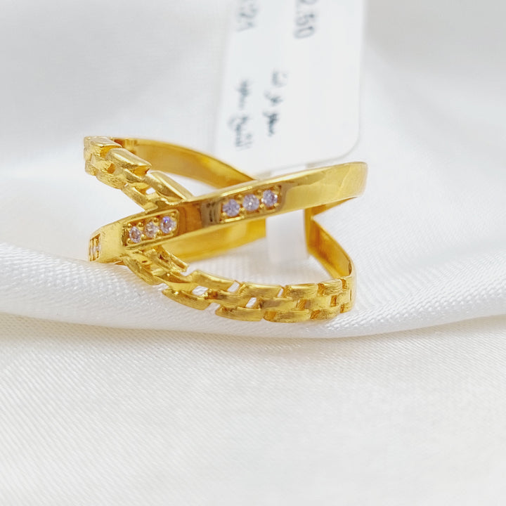 21K Gold Fancy Ring by Saeed Jewelry - Image 1