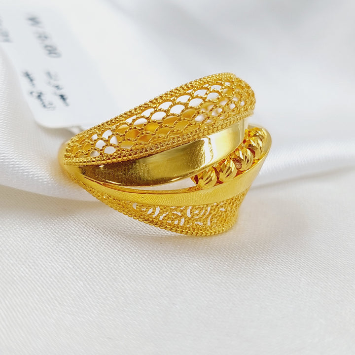 21K Gold Fancy Ring by Saeed Jewelry - Image 4