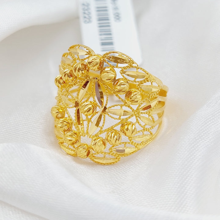 21K Gold Fancy Ring by Saeed Jewelry - Image 3