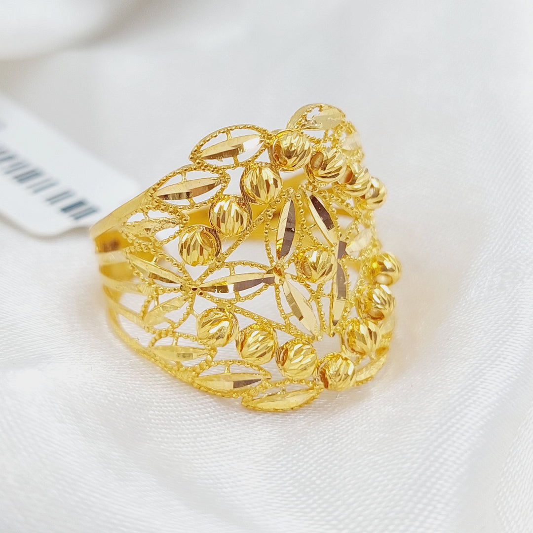 21K Gold Fancy Ring by Saeed Jewelry - Image 4