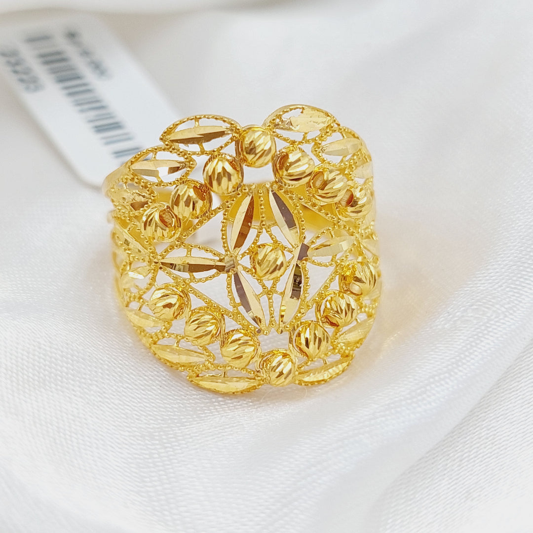 21K Gold Fancy Ring by Saeed Jewelry - Image 1