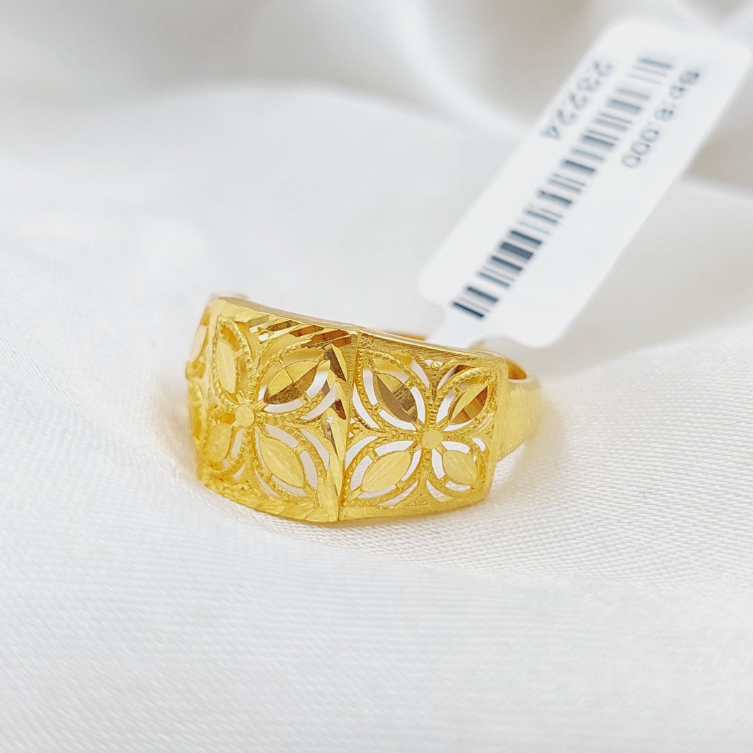 21K Gold Fancy Ring by Saeed Jewelry - Image 4