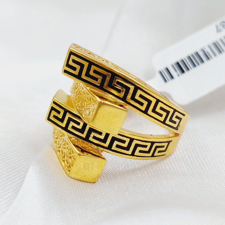 21K Gold Fancy Ring by Saeed Jewelry - Image 4