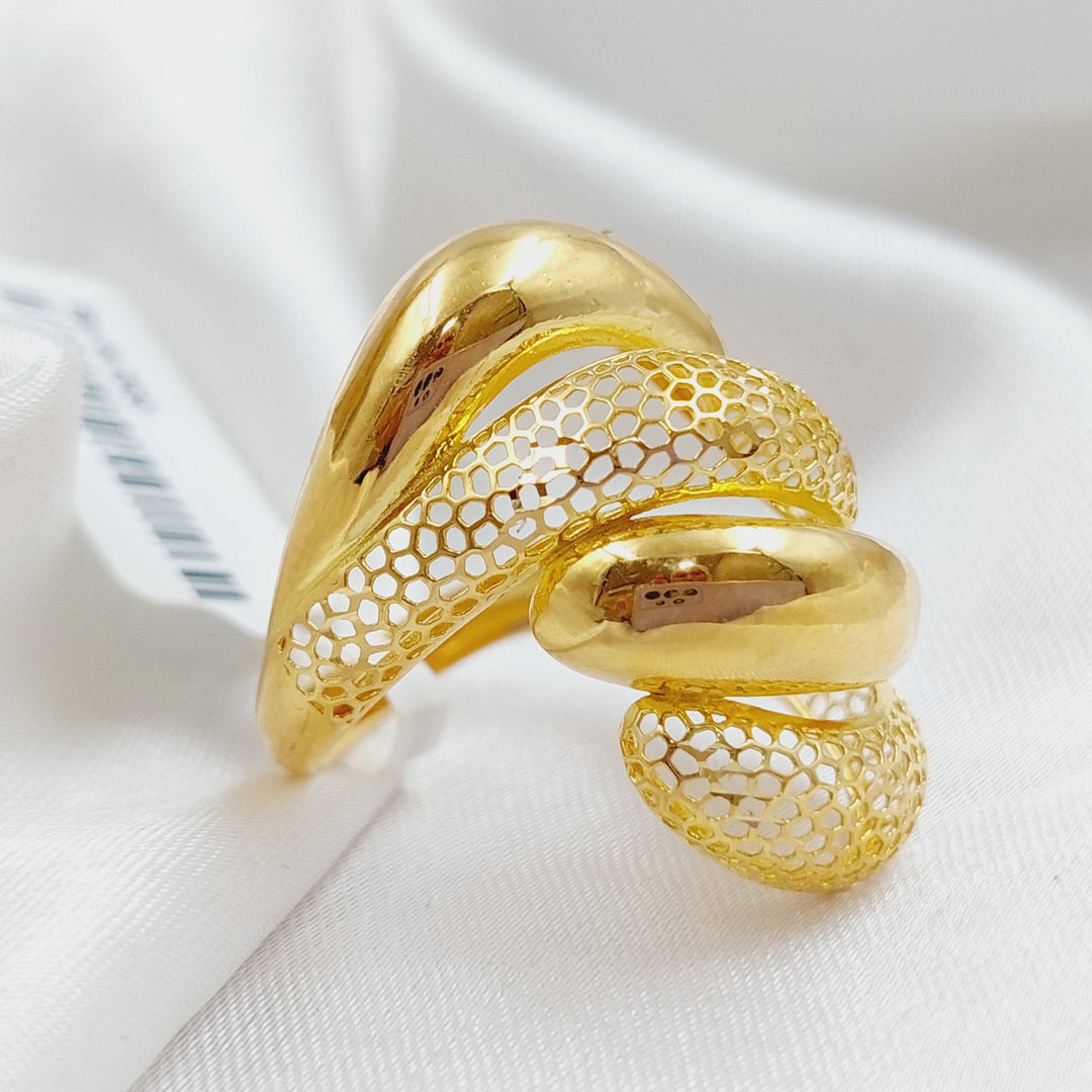 21K Gold Fancy Ring by Saeed Jewelry - Image 3