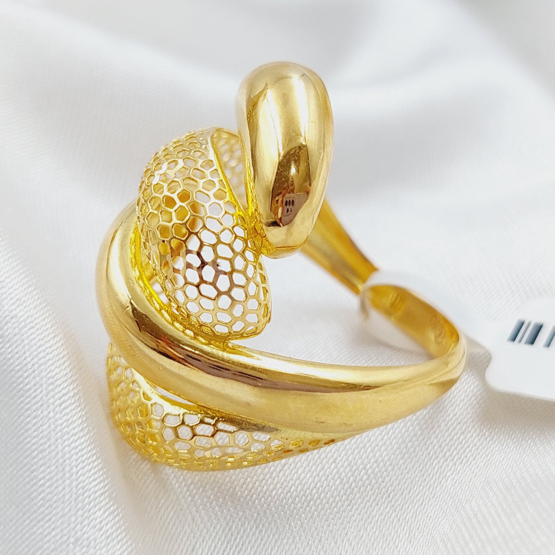 21K Gold Fancy Ring by Saeed Jewelry - Image 4