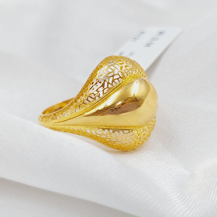 21K Gold Fancy Ring by Saeed Jewelry - Image 4