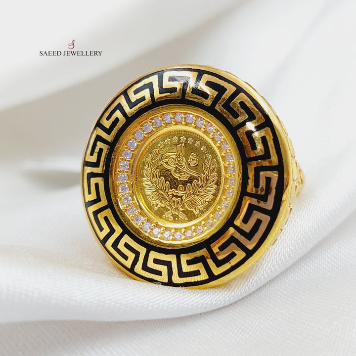 21K Gold Fancy Ring by Saeed Jewelry - Image 3