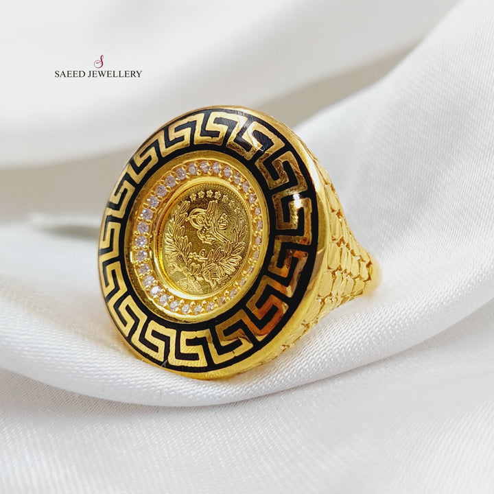 21K Gold Fancy Ring by Saeed Jewelry - Image 4